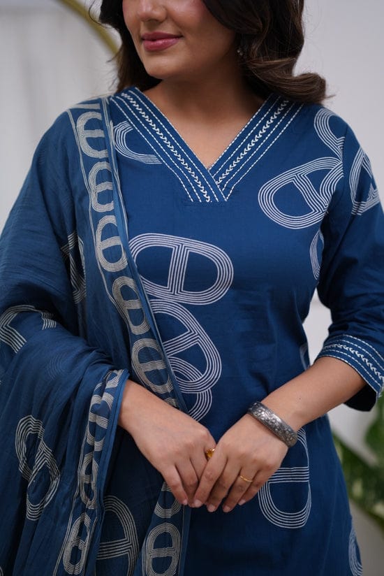 👗 Beautiful Cottan Kurtis pent with Mulmal duptta 👗(PFAB1471)