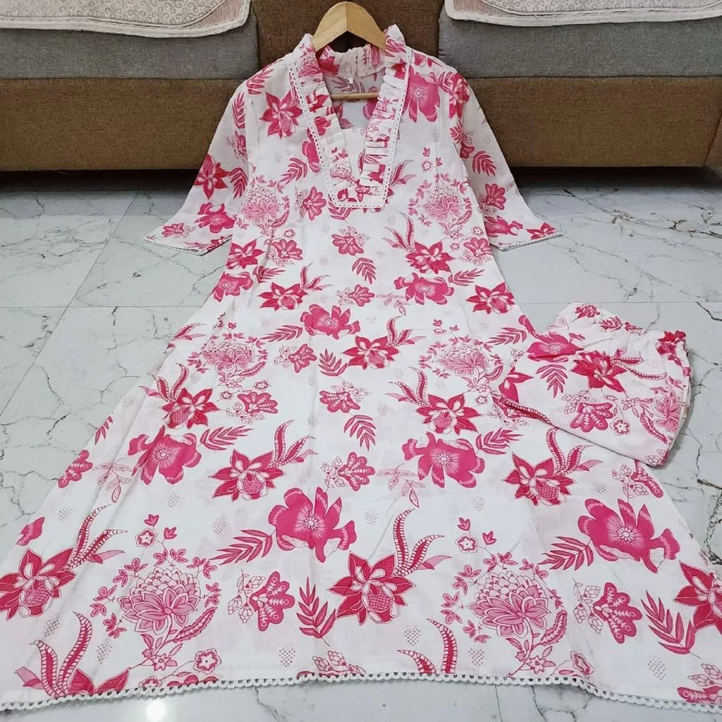 Everyday Wear Comfy Cotton Co-ords 🌸(PFAB1158)